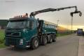 Volvo  Terberg Typ	Fm1850-t 8x4 Wywrotka Do Tylu Z  Dzwigiem 